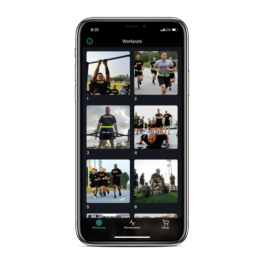 Hele ACFT App - Workouts