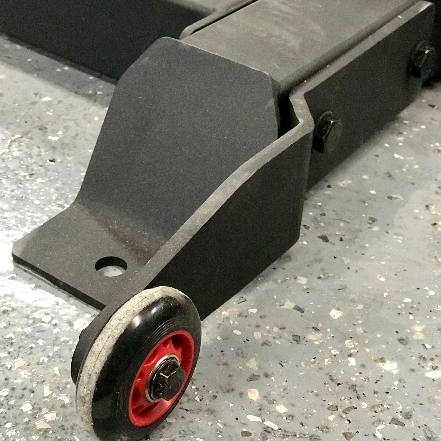 Squat Rack Wheel Bracket Set