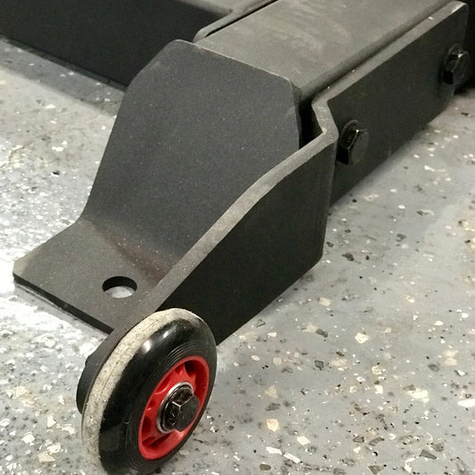Squat Rack Wheel Bracket Set