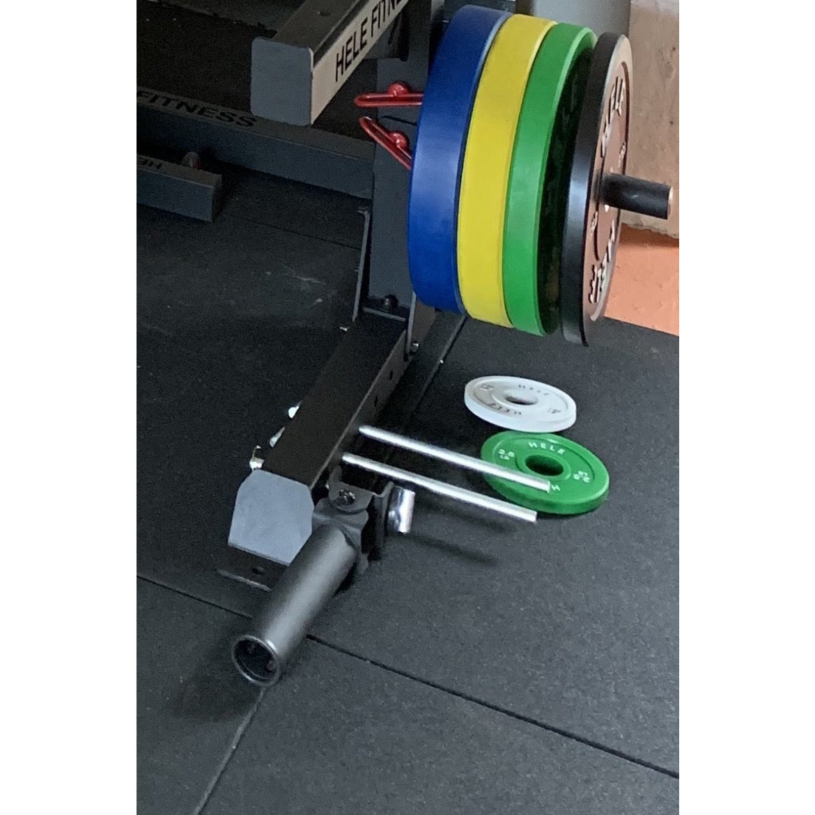 Hele rack attachment for upgrading a training setup