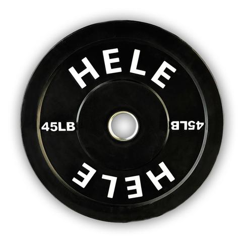Hele Black Bumper Plate Stack
