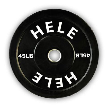 Hele Black Bumper Plate Stack