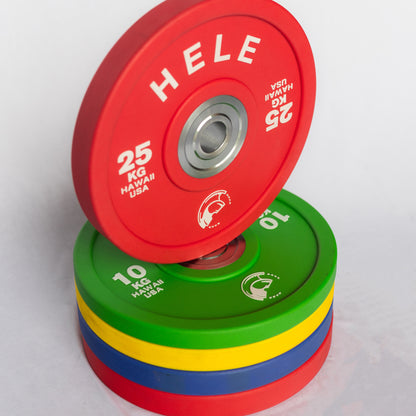 ***CLEARANCE***Bumper Plate Stack - Polyurethane Plates (140kg)