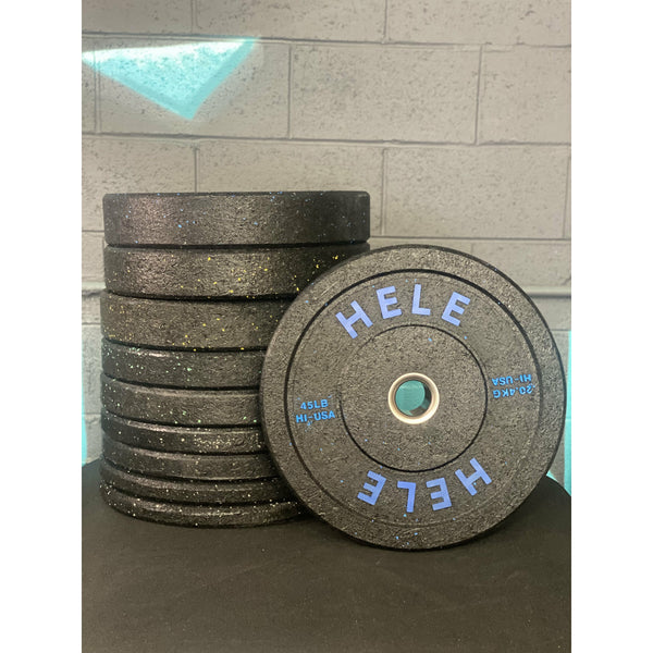 Econ Crumb Bumper Plate Stack- 260lb – HeleFitnessHI