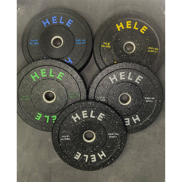 Econ Crumb Bumper Plates – HeleFitnessHI