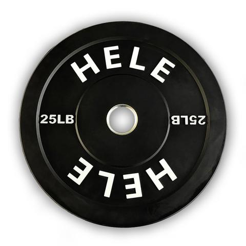 Hele Black Bumper Plate Stack