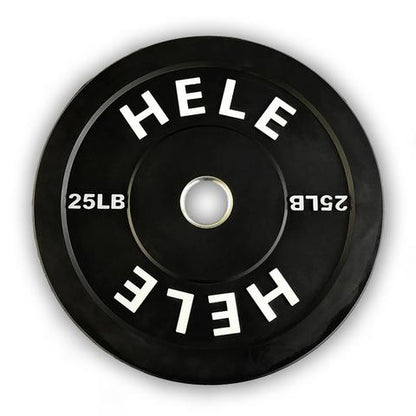 Hele Black Bumper Plate Stack