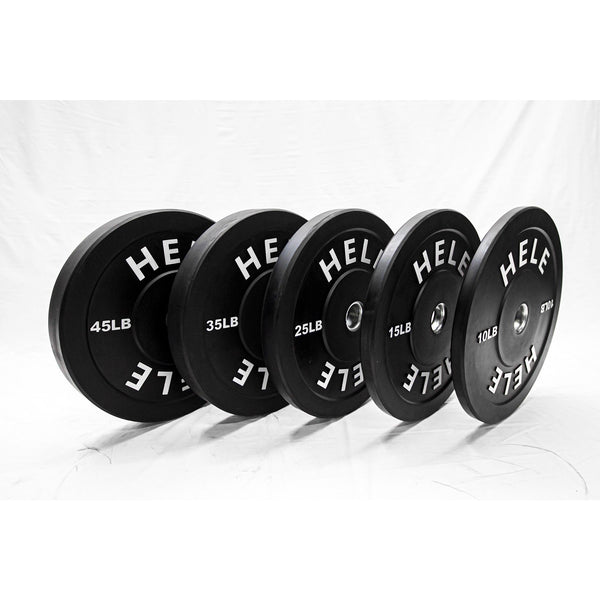 Bumper Plate Stack Black – HeleFitnessHI